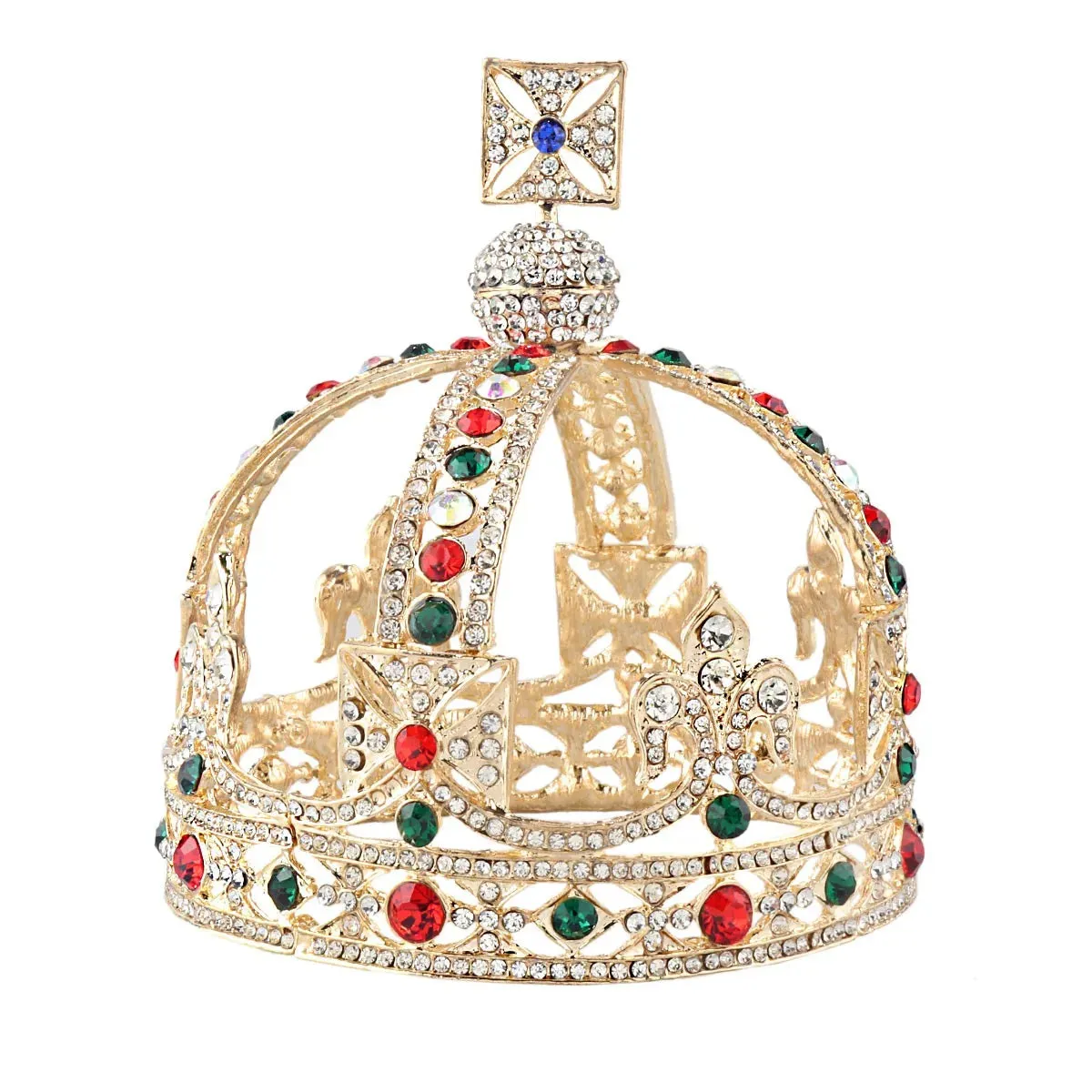 Baroque Royal Full Round Catholic Crown