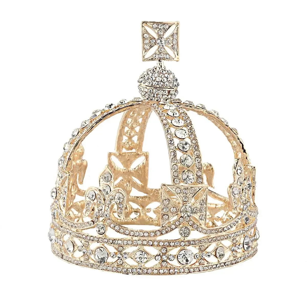 Baroque Royal Full Round Catholic Crown