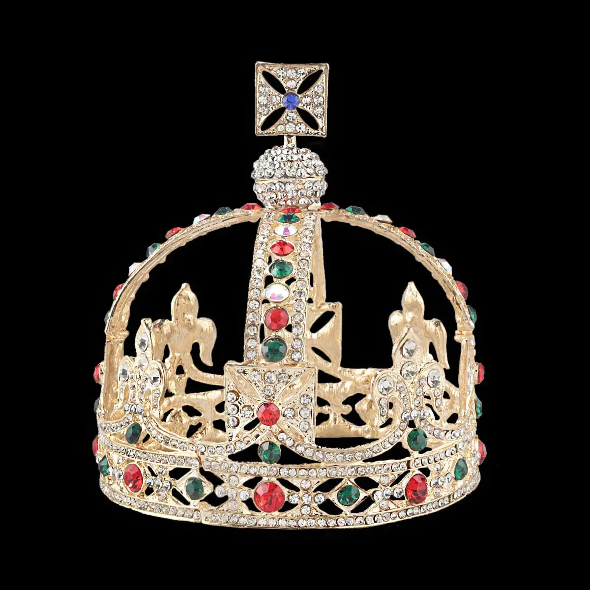 Baroque Royal Full Round Catholic Crown