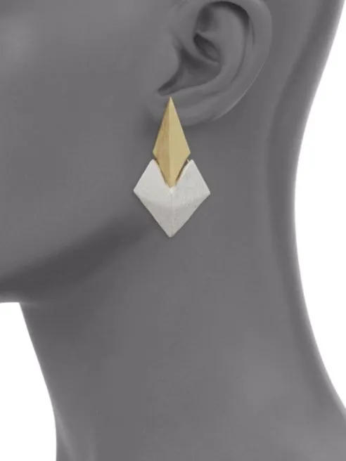 Battle Two Tone Earring