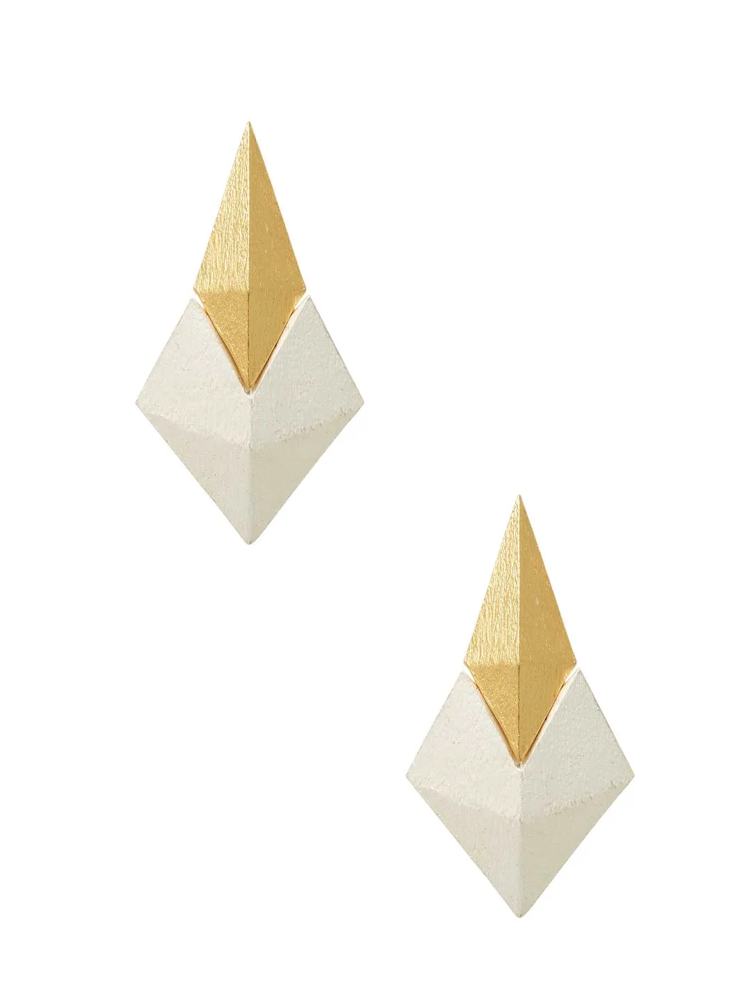 Battle Two Tone Earring