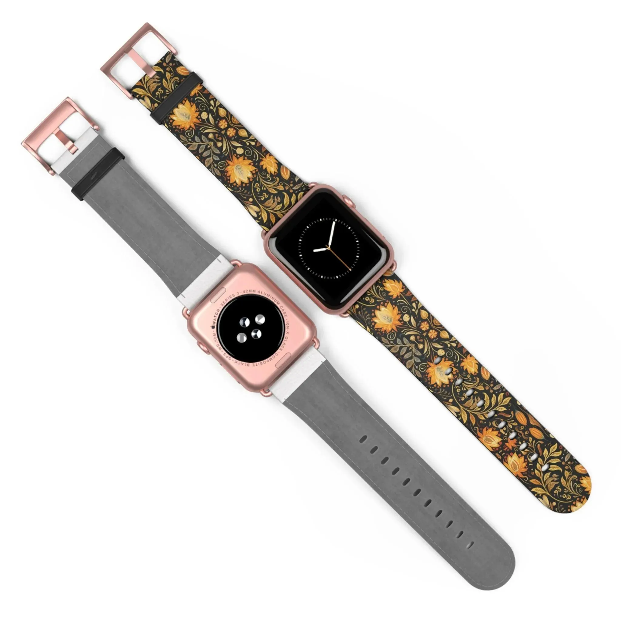 Bavarian Fall Folk Art Watch Band