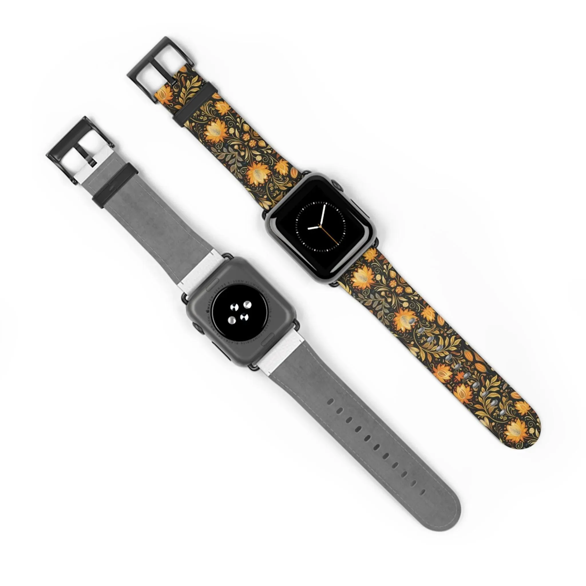 Bavarian Fall Folk Art Watch Band