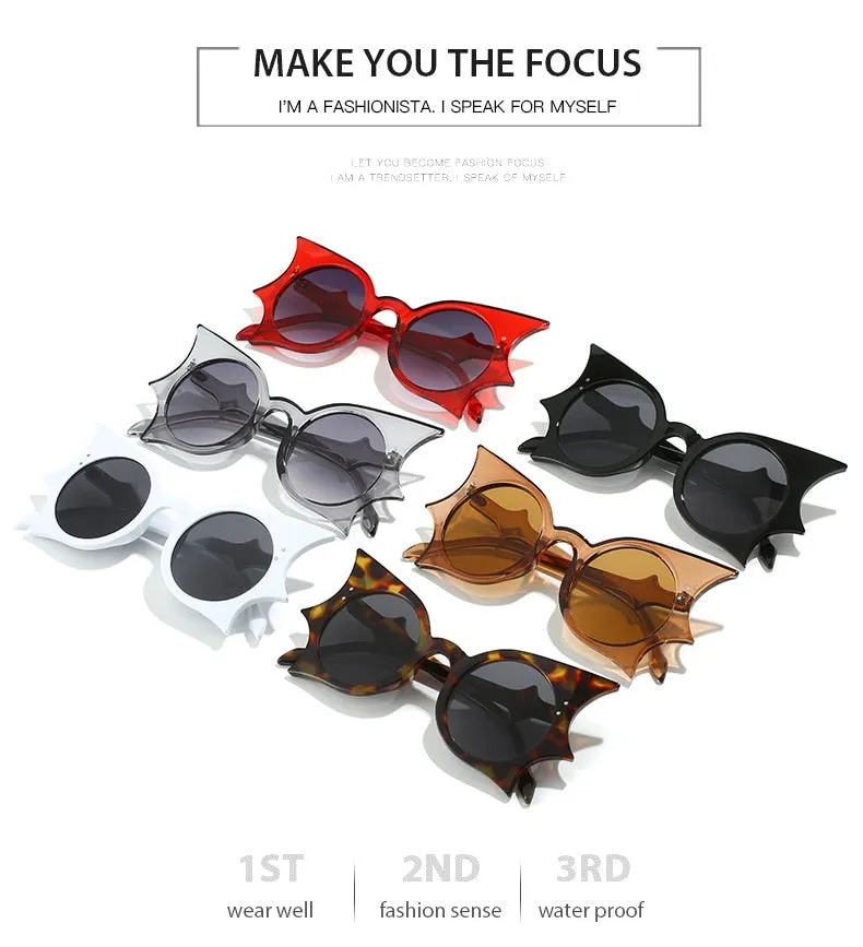 Betty Bat Retro Sunglasses