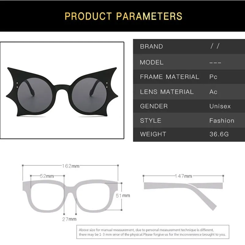 Betty Bat Retro Sunglasses