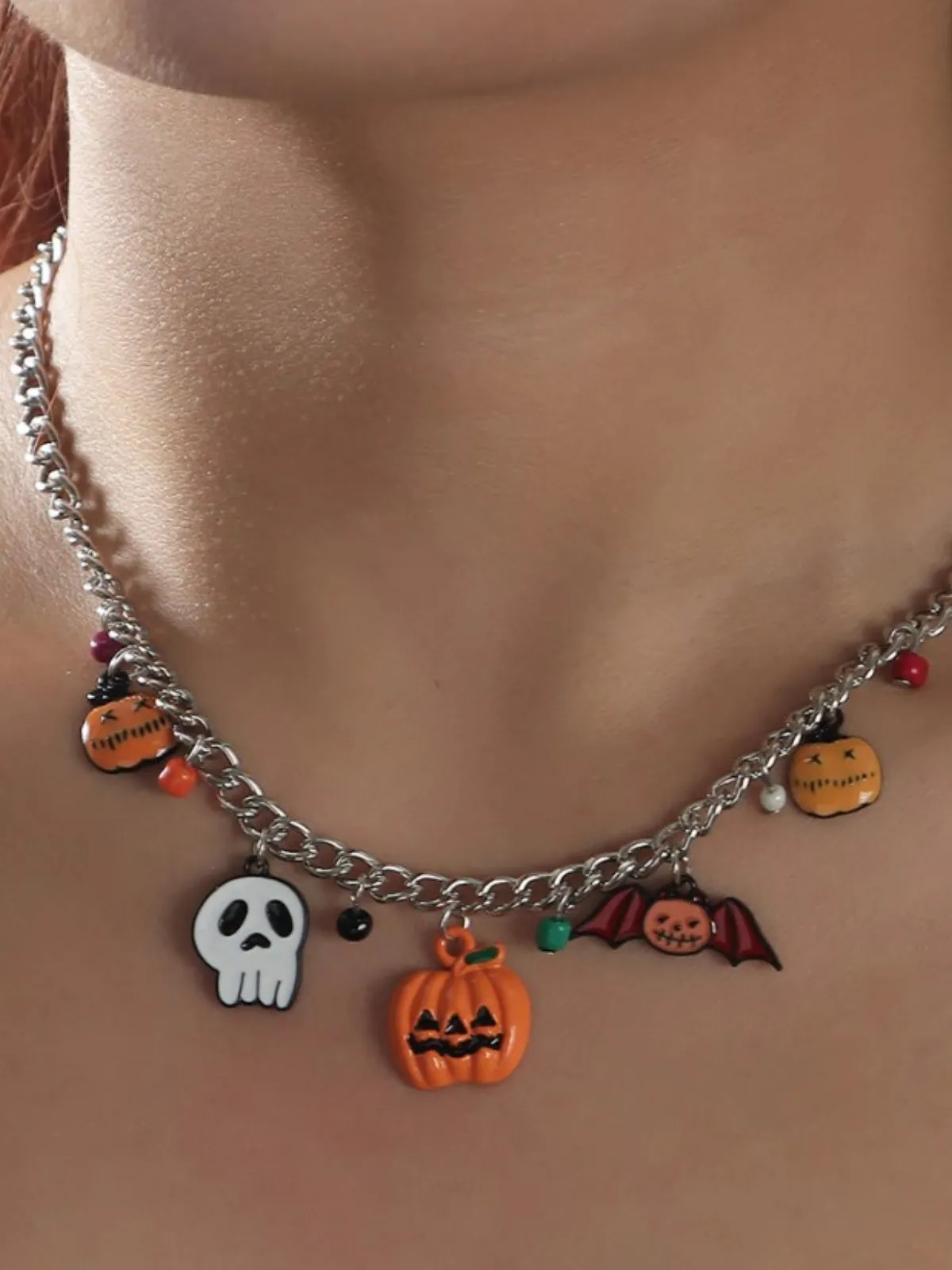 Bewitching Style Halloween Charm Necklace