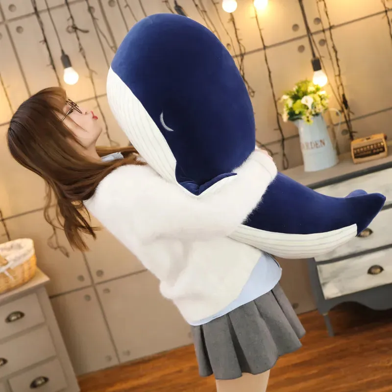 Big Blue Whale 45/65/85cm Super Soft Whale Plush Toys