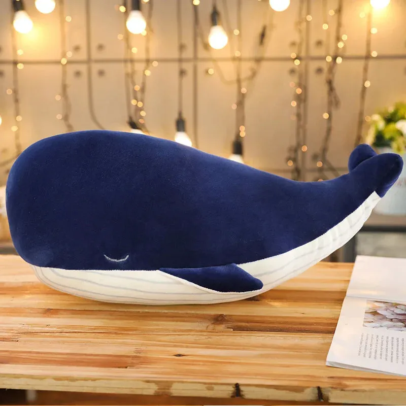 Big Blue Whale 45/65/85cm Super Soft Whale Plush Toys