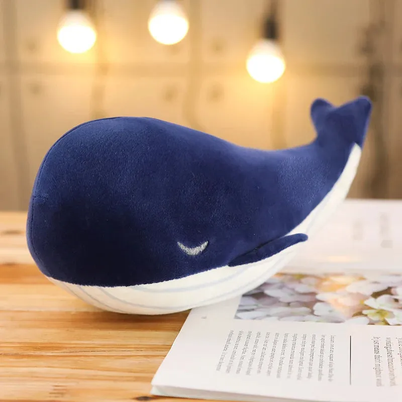 Big Blue Whale 45/65/85cm Super Soft Whale Plush Toys