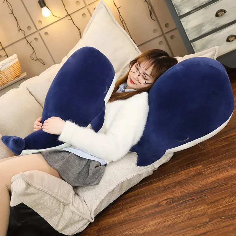 Big Blue Whale 45/65/85cm Super Soft Whale Plush Toys