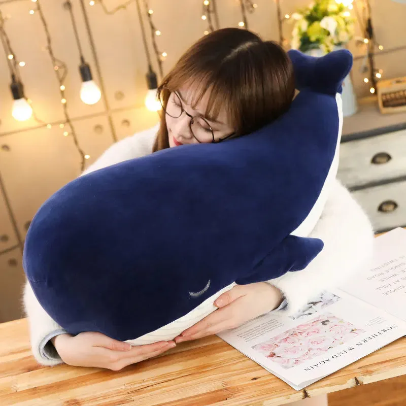 Big Blue Whale 45/65/85cm Super Soft Whale Plush Toys