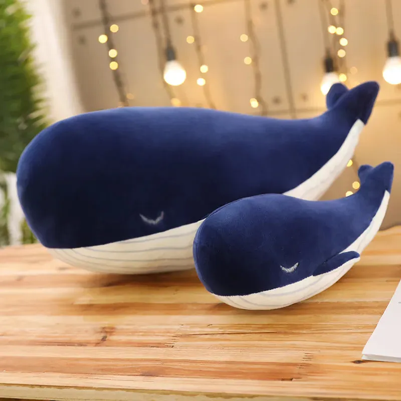 Big Blue Whale 45/65/85cm Super Soft Whale Plush Toys