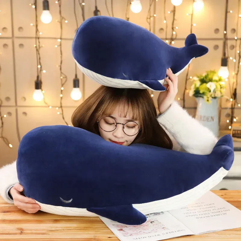 Big Blue Whale 45/65/85cm Super Soft Whale Plush Toys