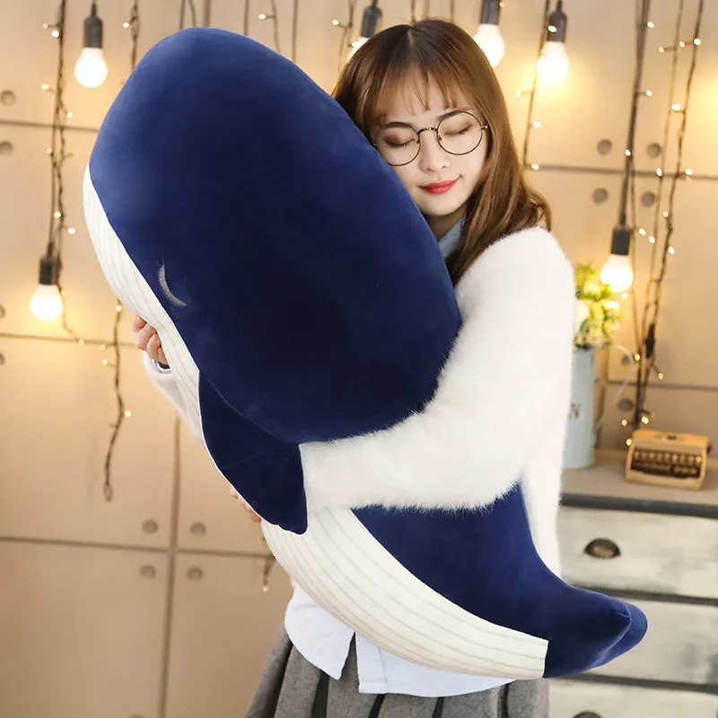 Big Blue Whale 45/65/85cm Super Soft Whale Plush Toys