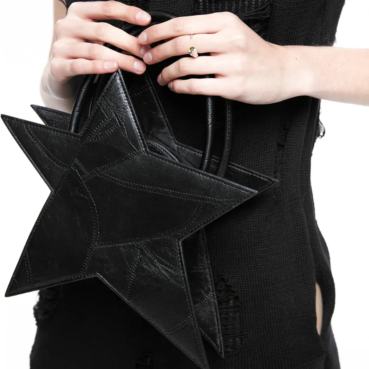 Black Star Clutch Bag