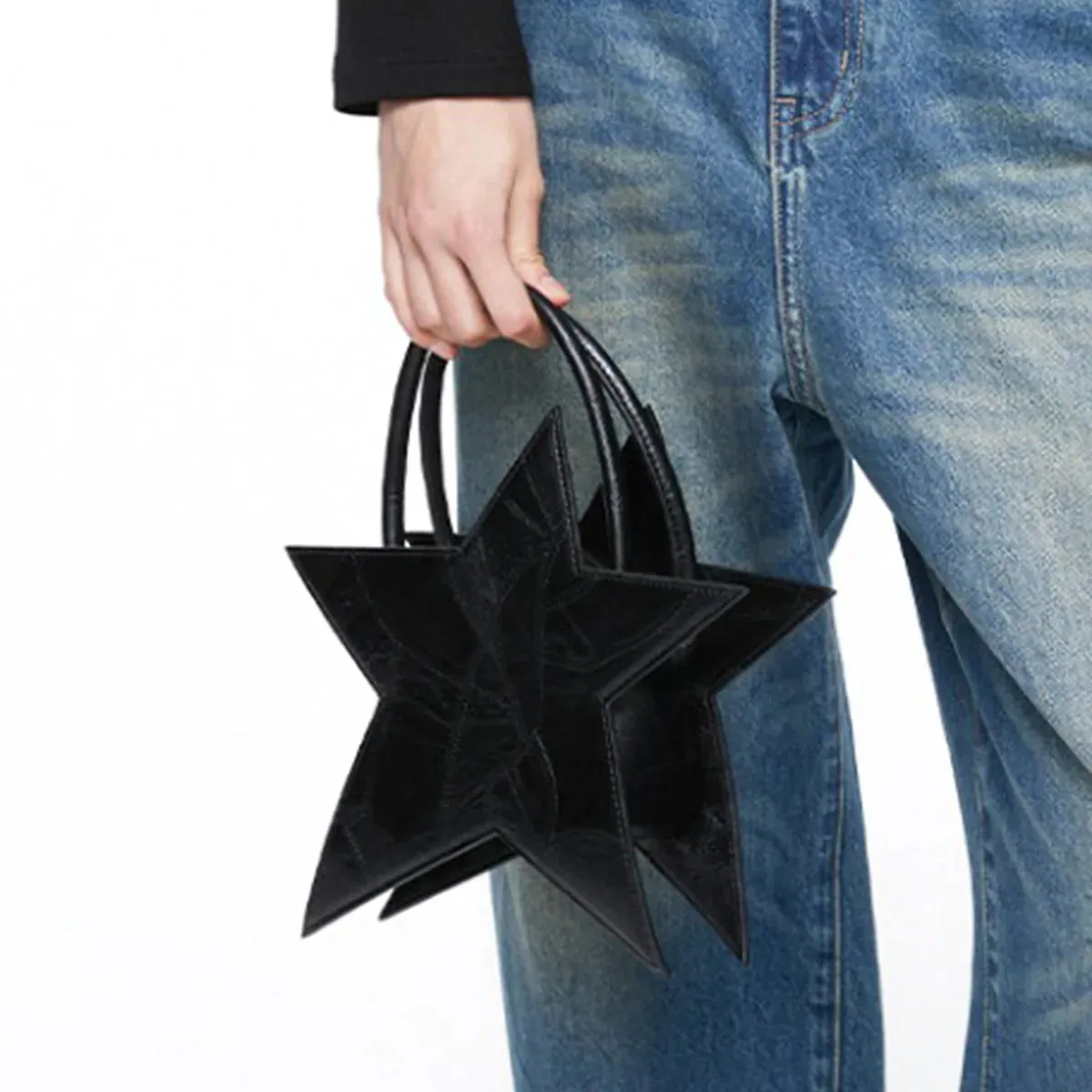Black Star Clutch Bag