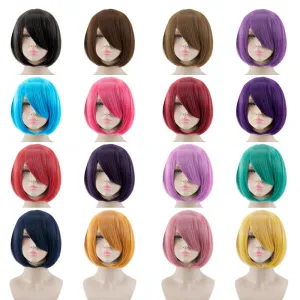 Bob Wigs High Temperature Fibre Synthetic Wigs 23 Colours