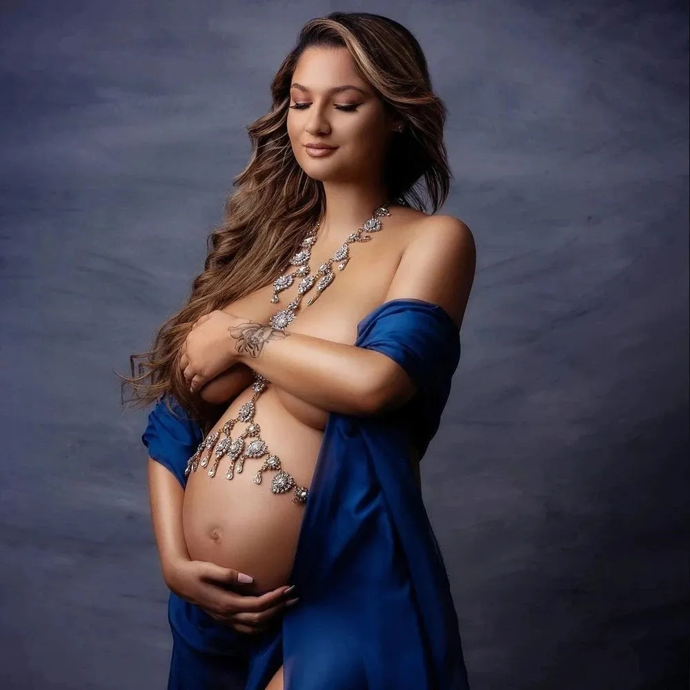 Body Jewellery Maternity Photoshoot Bump Jewellery