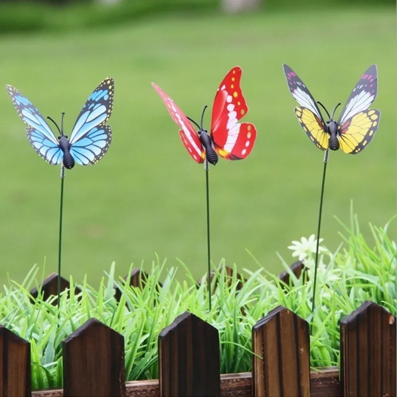 Bunch of Butterflies | Garden Planter Butterfly Stakes