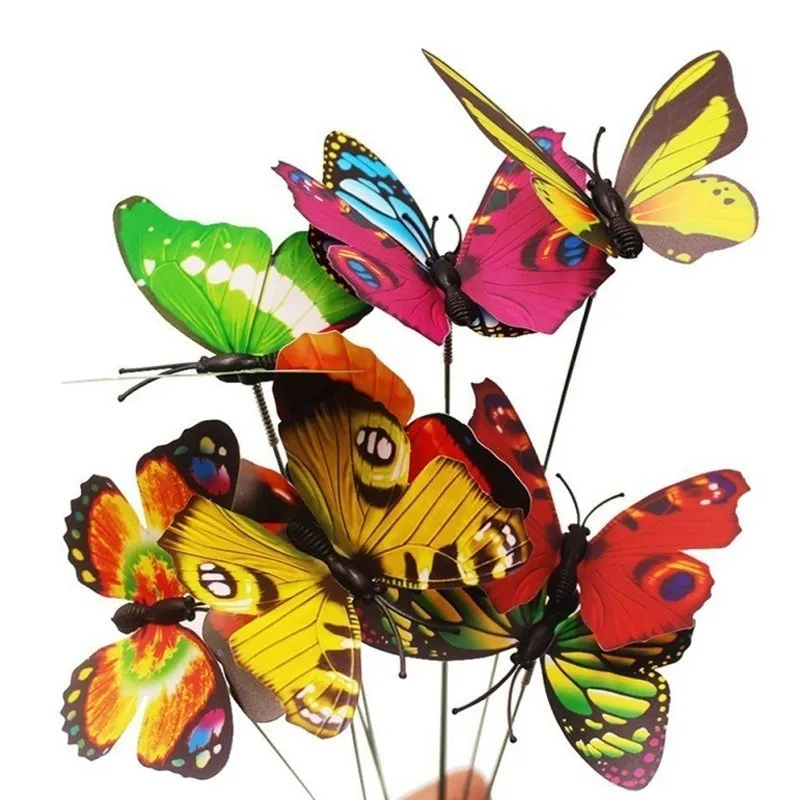 Bunch of Butterflies | Garden Planter Butterfly Stakes