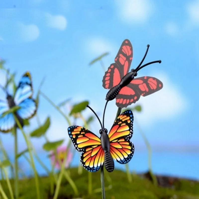 Bunch of Butterflies | Garden Planter Butterfly Stakes