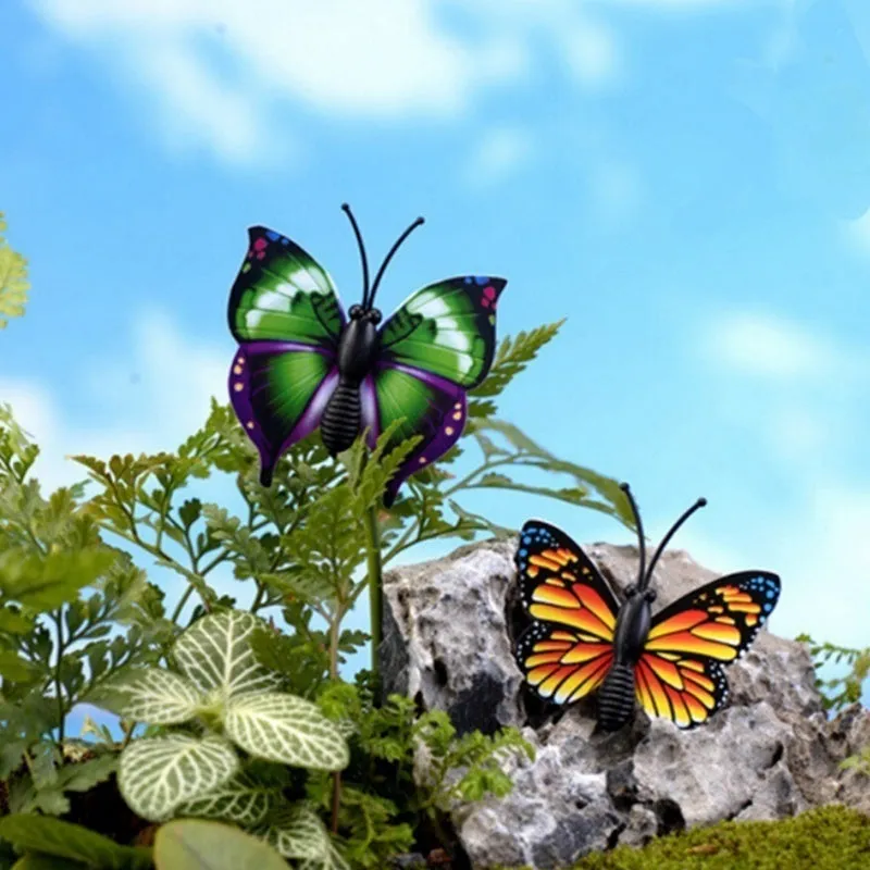 Bunch of Butterflies | Garden Planter Butterfly Stakes