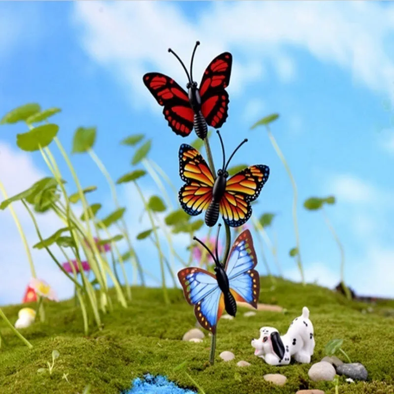 Bunch of Butterflies | Garden Planter Butterfly Stakes