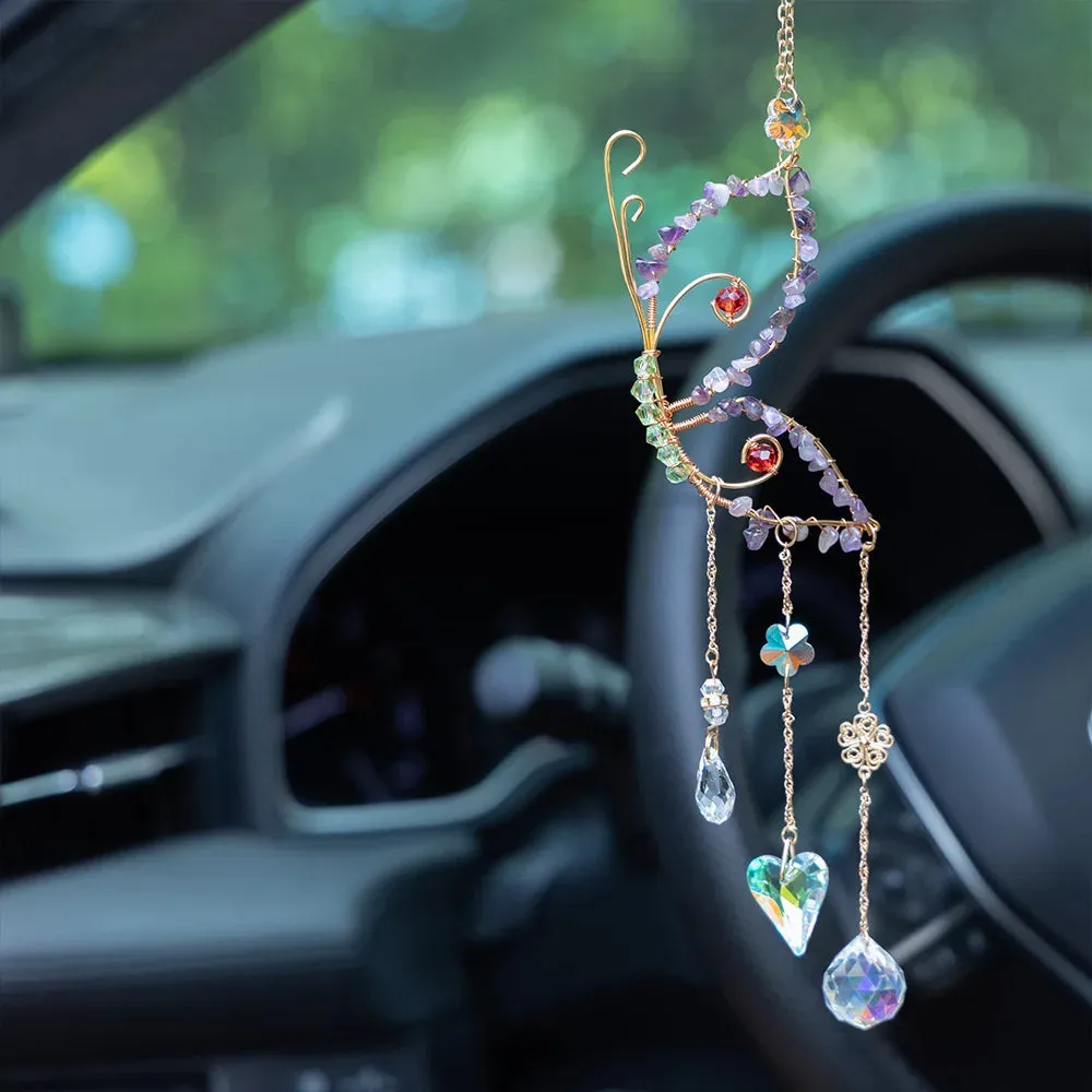 Butterfly Sun Catchers Crystal Prisms Rainbow Maker Home Decor