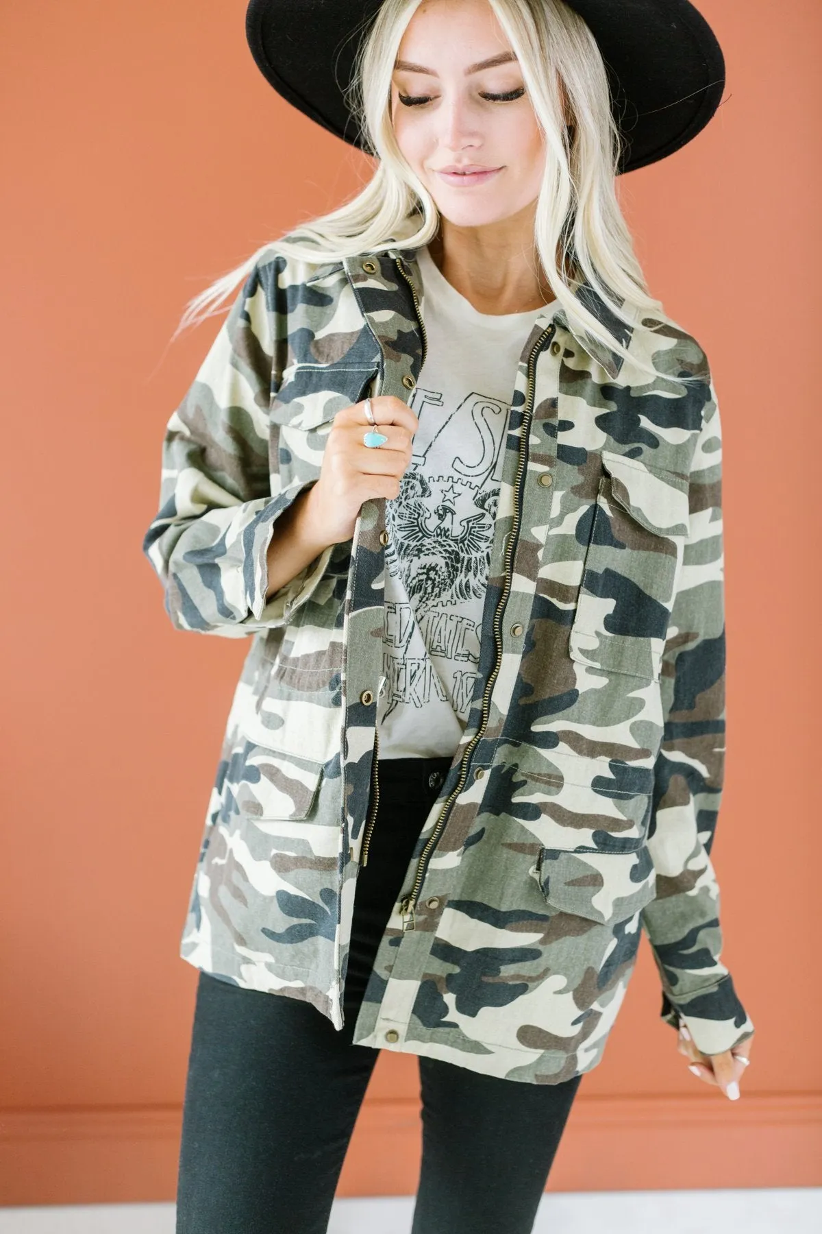 Camo Cargo Jacket