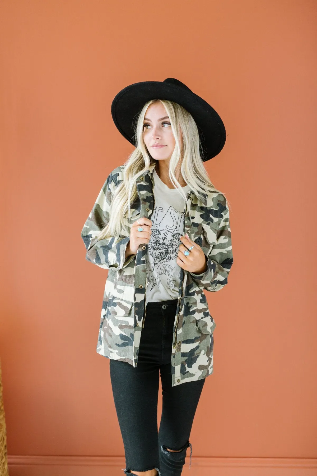 Camo Cargo Jacket