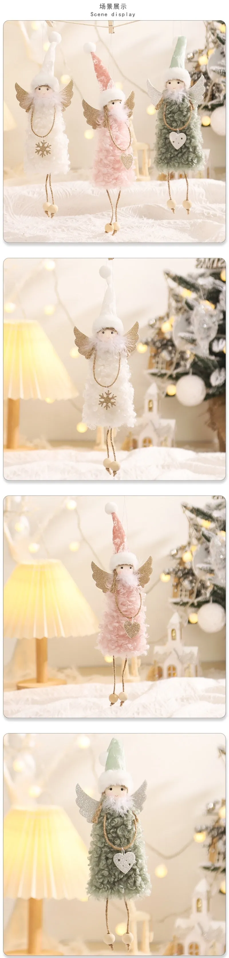 Christmas Angel Doll Xmas Tree Ornaments