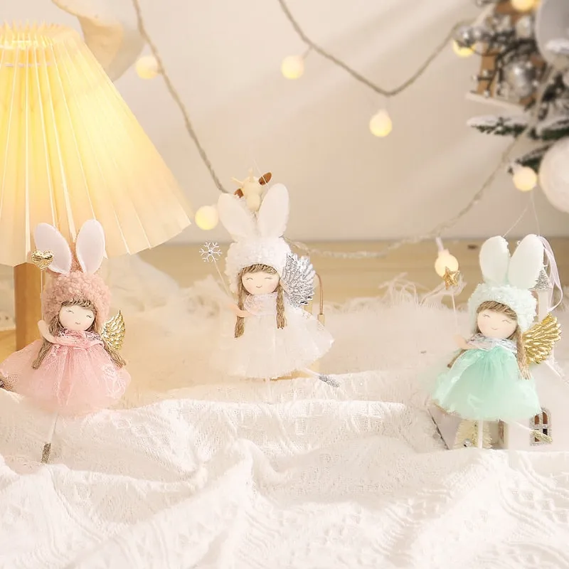Christmas Angel Doll Xmas Tree Ornaments