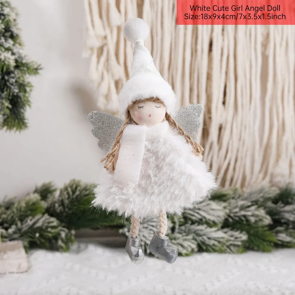 Christmas Angel Doll Xmas Tree Ornaments