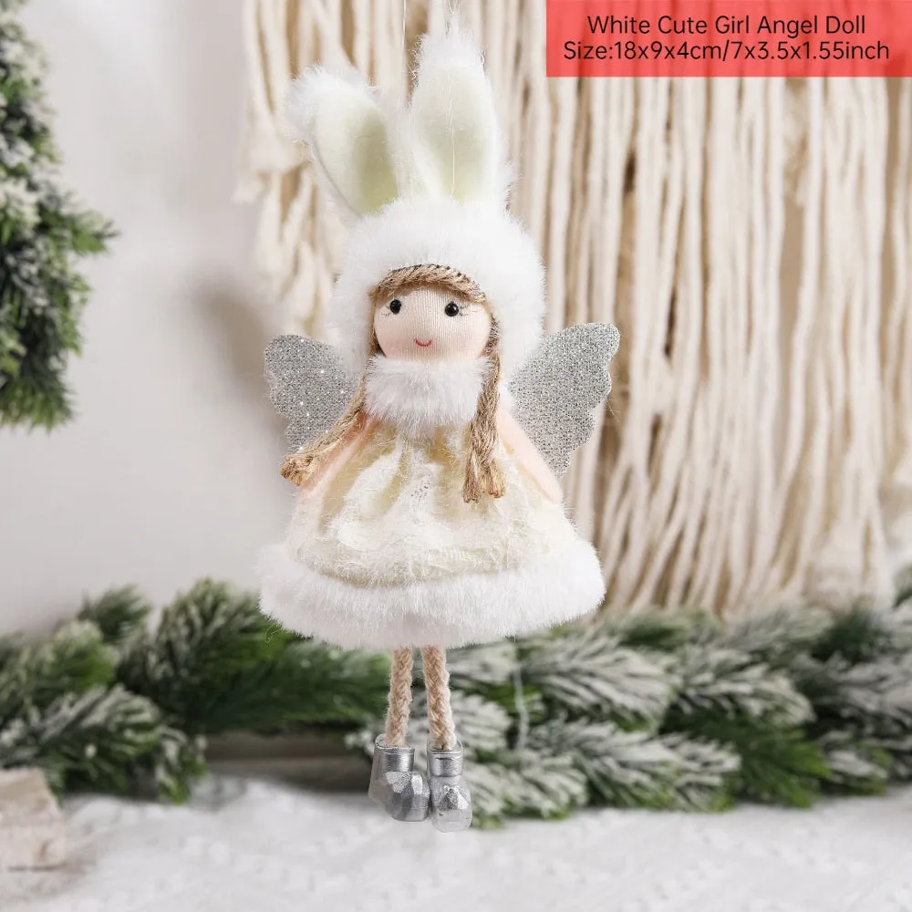 Christmas Angel Doll Xmas Tree Ornaments