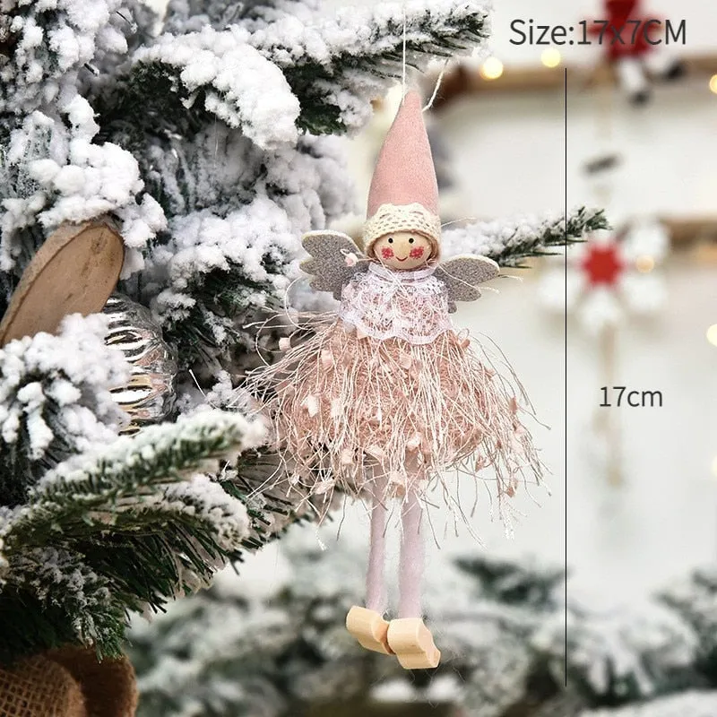 Christmas Angel Doll Xmas Tree Ornaments
