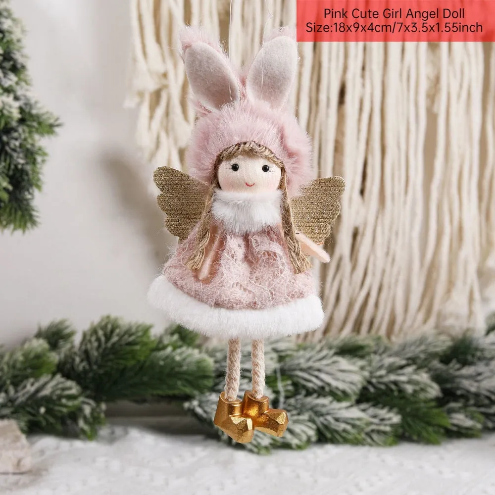 Christmas Angel Doll Xmas Tree Ornaments
