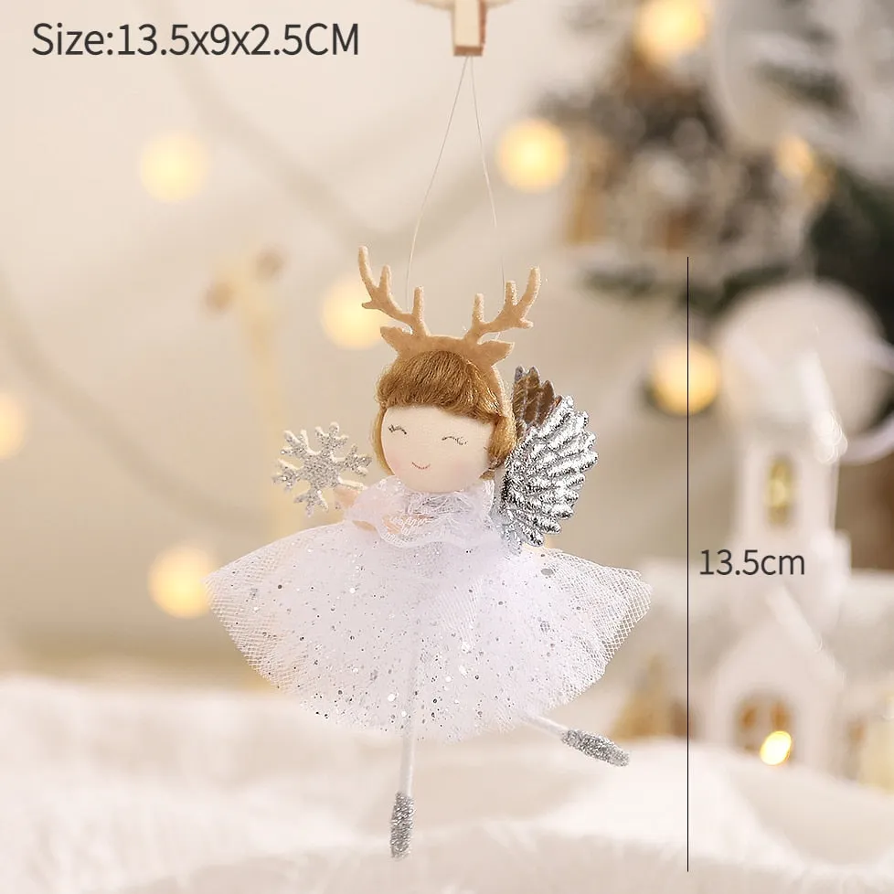 Christmas Angel Doll Xmas Tree Ornaments