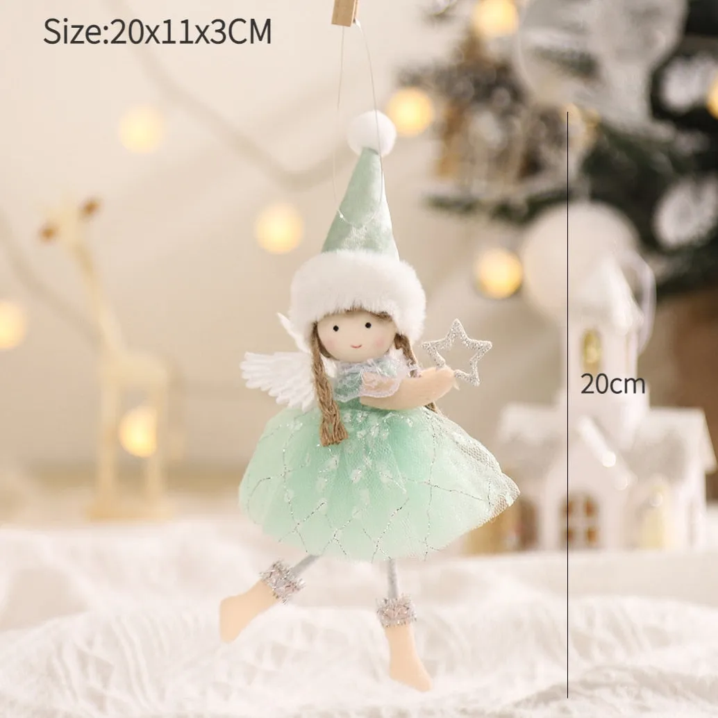 Christmas Angel Doll Xmas Tree Ornaments