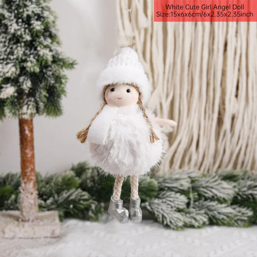 Christmas Angel Doll Xmas Tree Ornaments