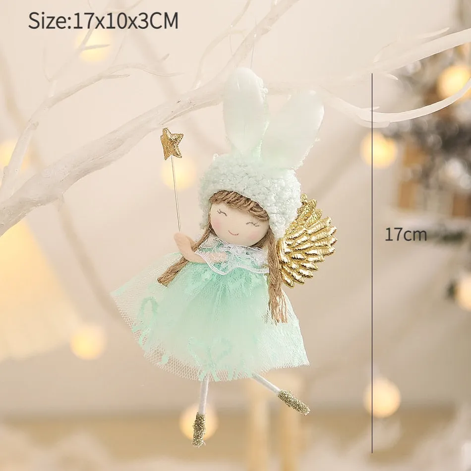 Christmas Angel Doll Xmas Tree Ornaments