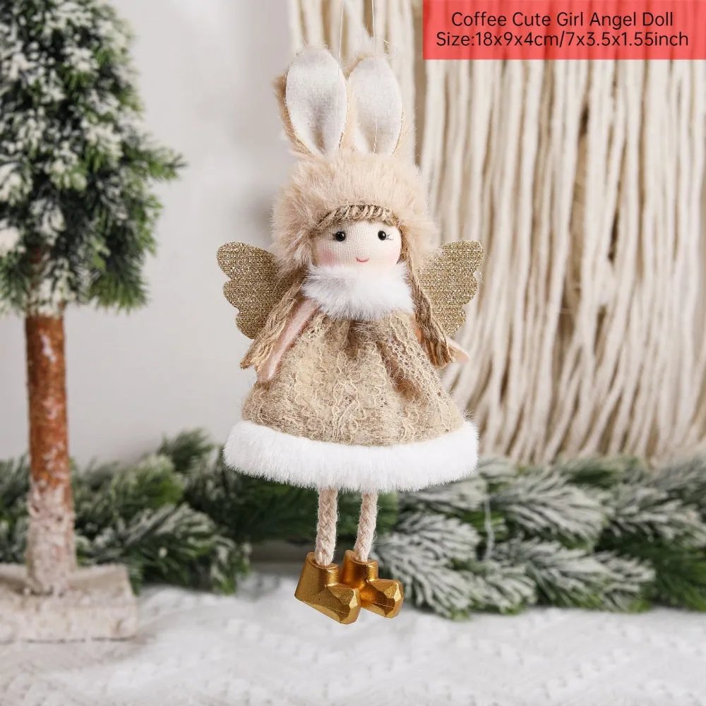 Christmas Angel Doll Xmas Tree Ornaments