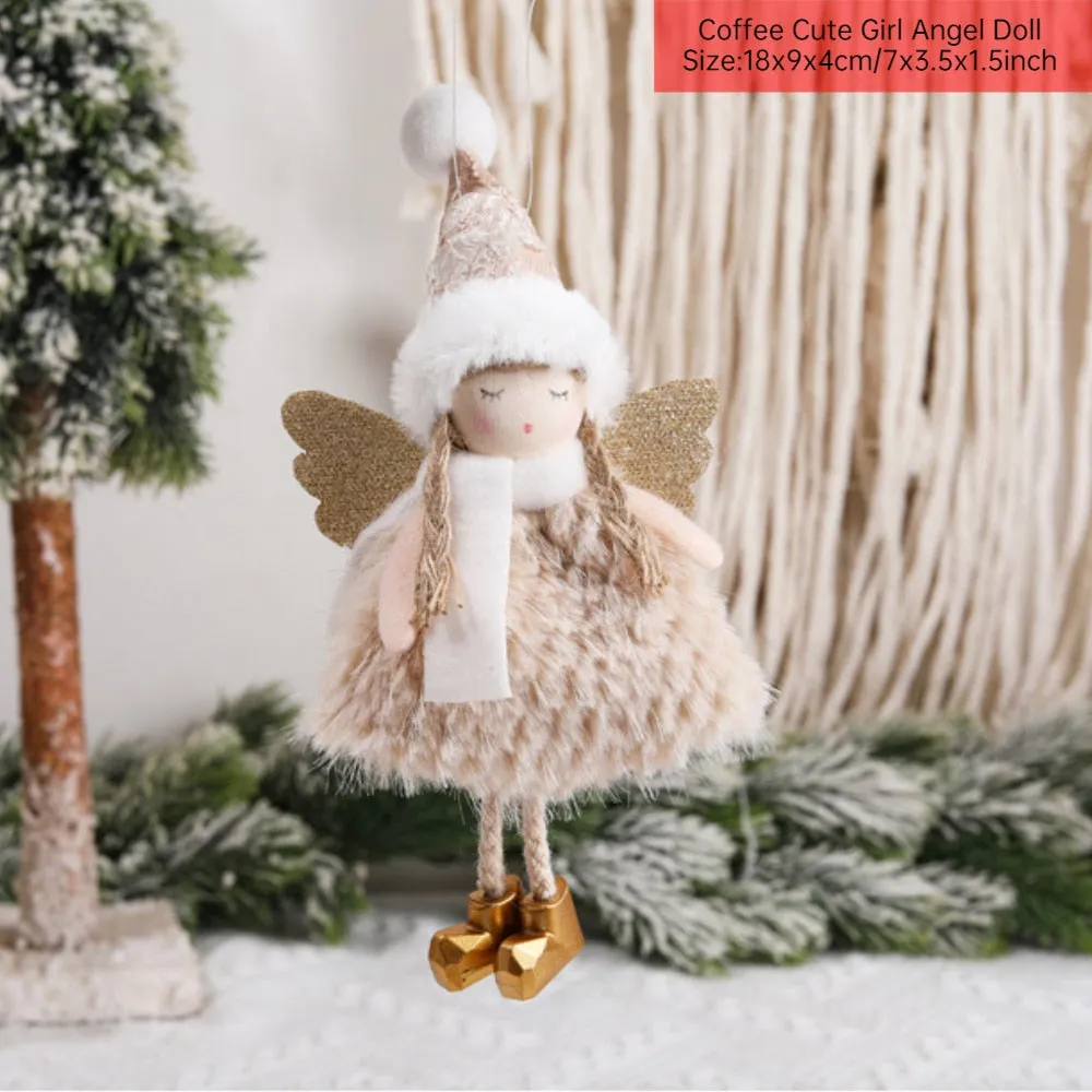 Christmas Angel Doll Xmas Tree Ornaments