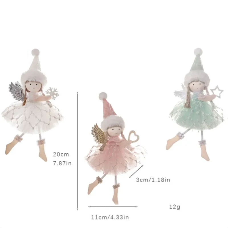 Christmas Angel Doll Xmas Tree Ornaments