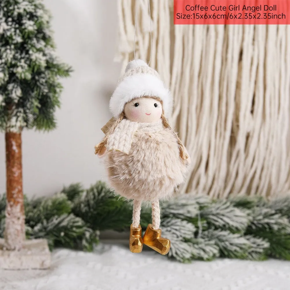 Christmas Angel Doll Xmas Tree Ornaments