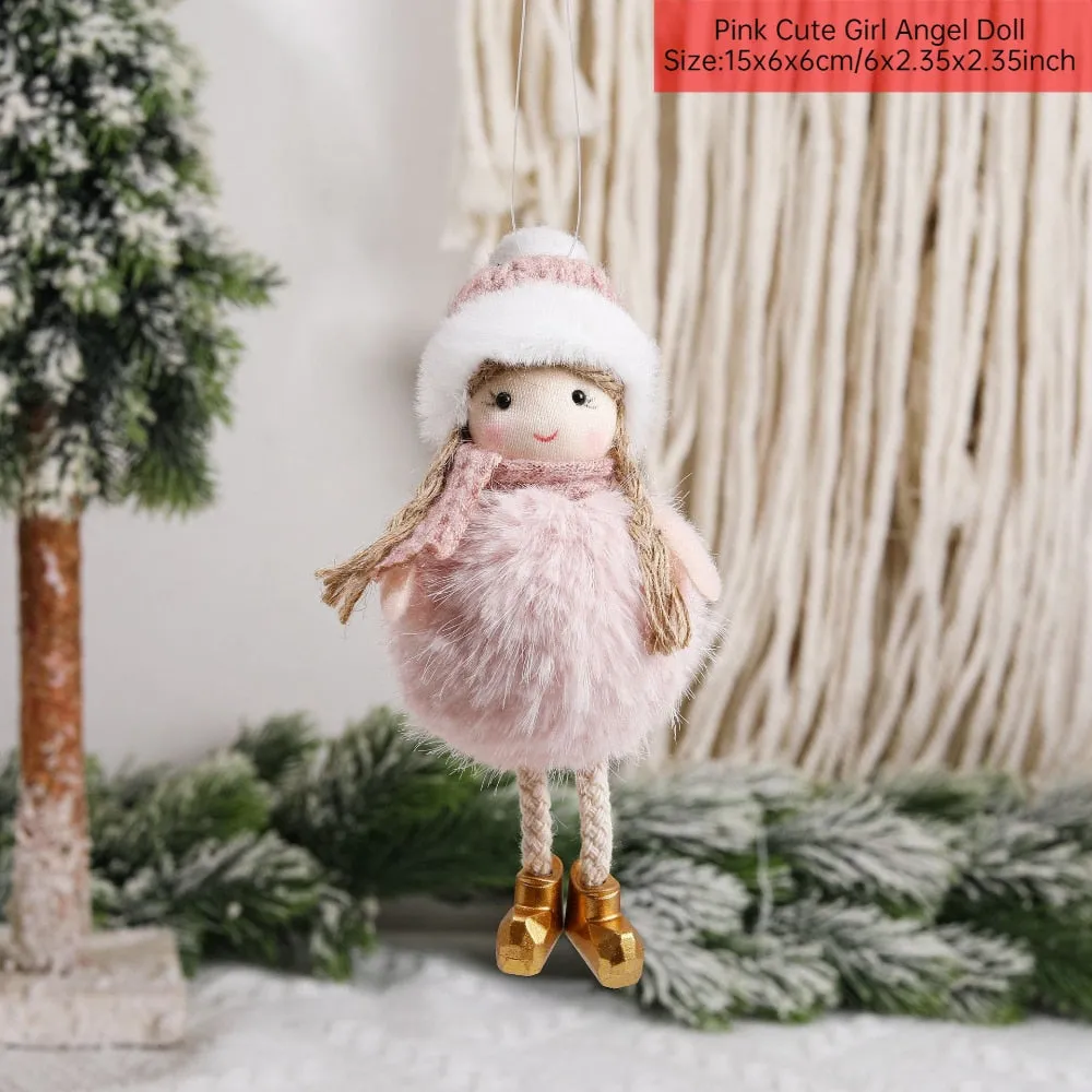 Christmas Angel Doll Xmas Tree Ornaments
