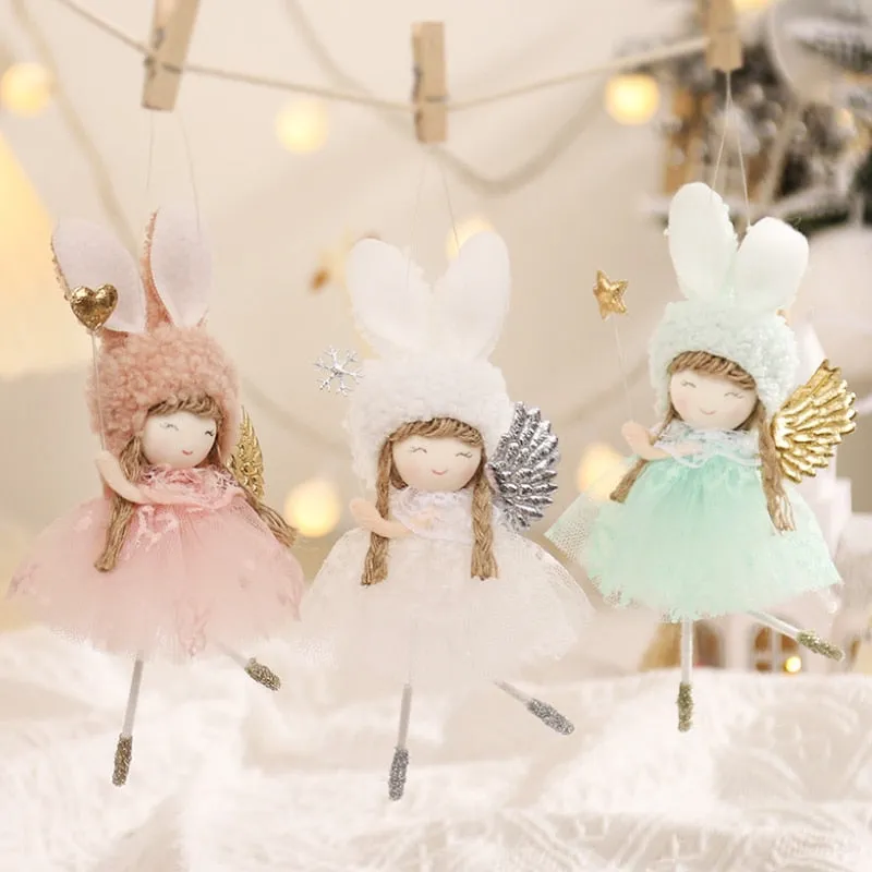 Christmas Angel Doll Xmas Tree Ornaments