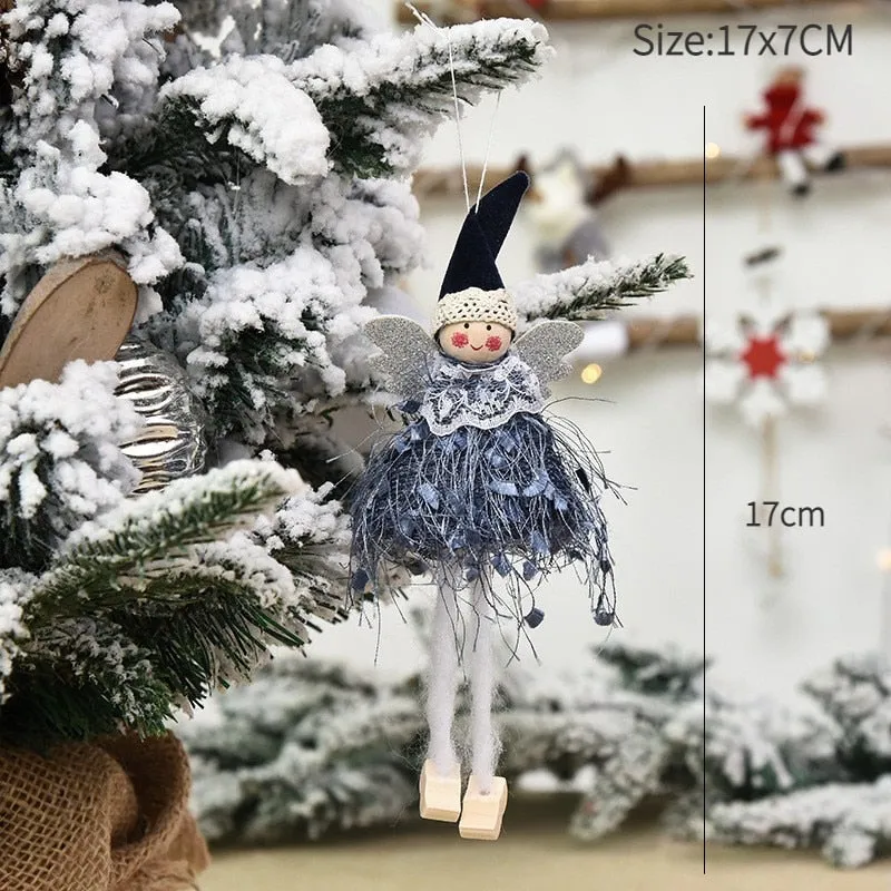 Christmas Angel Doll Xmas Tree Ornaments