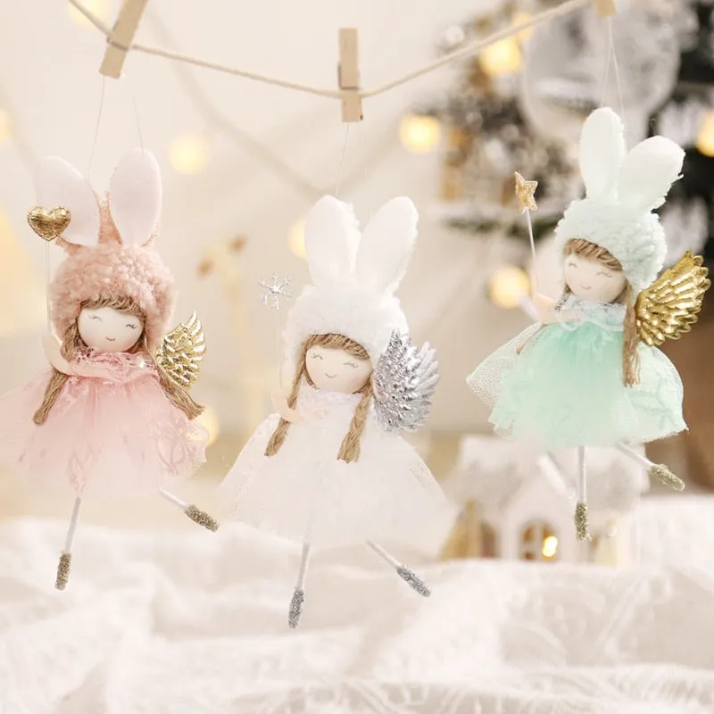 Christmas Angel Doll Xmas Tree Ornaments