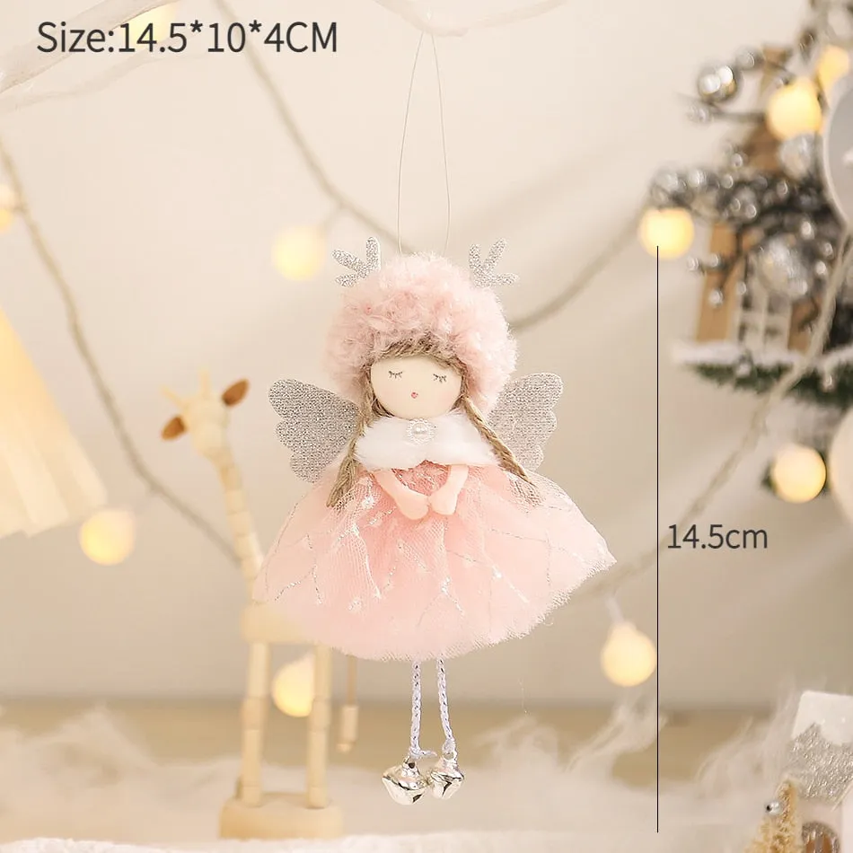Christmas Angel Doll Xmas Tree Ornaments