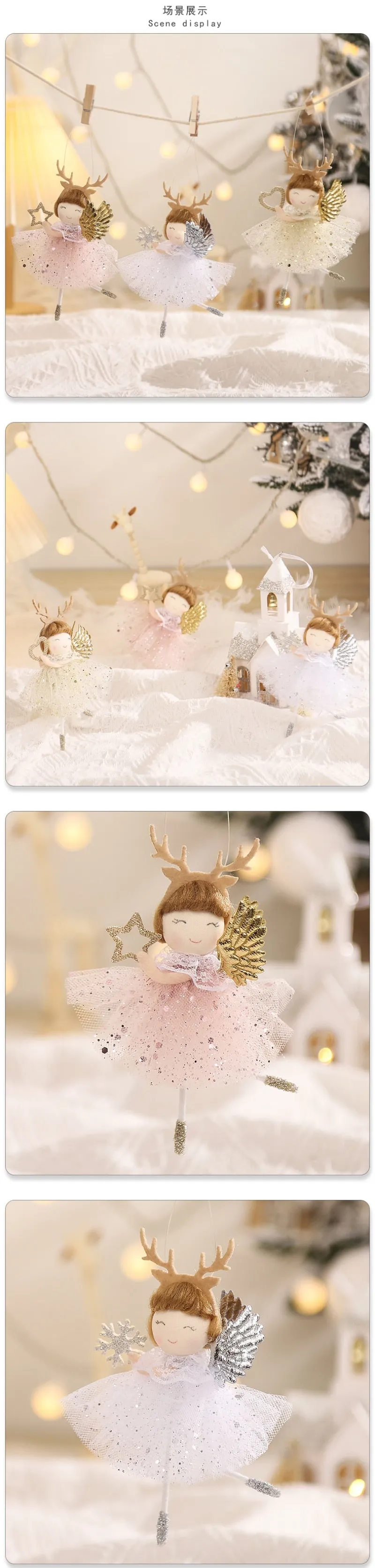 Christmas Angel Doll Xmas Tree Ornaments